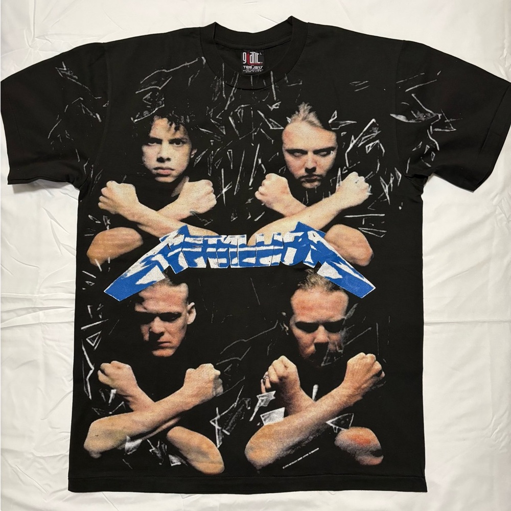 Metallica Black Graphic Band T-Shirt L
